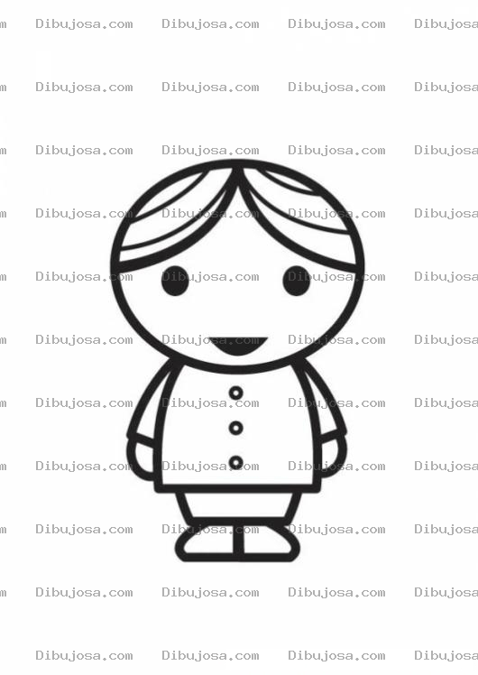 Dibujo para colorear Colorear Nenito