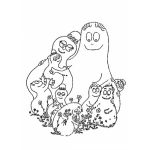 Dibujo para colorear Colorear Familia De Barbapapa