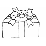 Dibujo para colorear Colorear Regalo De Navidad