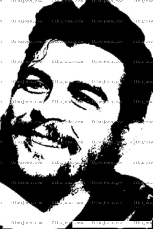Dibujo para colorear Colorear Che Guevara