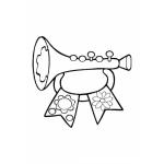 Dibujo para colorear Colorear Trompeta De Juguete