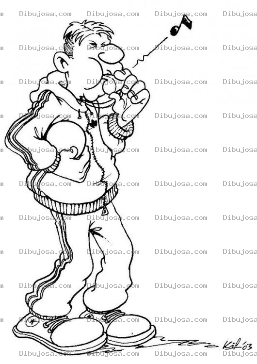 Dibujo para colorear Colorear Entrenador Profesor De Educacion Fisica