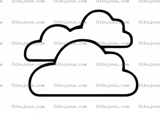 Dibujo para colorear Colorear Nubes Del Cielo