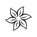 Dibujo para colorear Colorear Flor De 6 Petalos