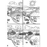 Dibujo para colorear Colorear Las 4 Estaciones Del Clima