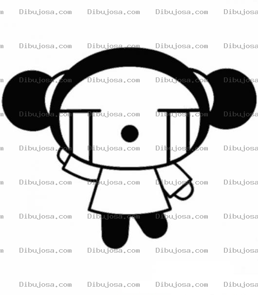Dibujo para colorear Puca llorando