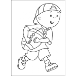 Dibujo para colorear Caillou Colorear
