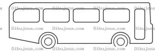 Dibujo para colorear Autobus Para Colorear