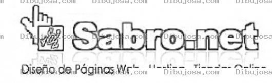 Dibujo para colorear Logo De Sabro.net Para Colorear