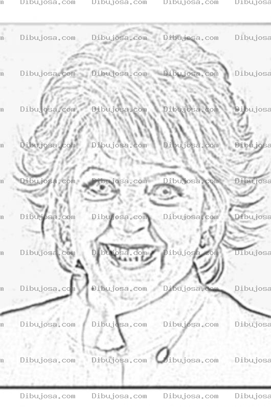 Dibujo para colorear Paula Deen Coloring Page Paula Deen Para Colorear