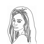 Dibujo para colorear Diana Ross Coloring Page