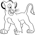 Dibujo para colorear El Rey Leon Para Colorear