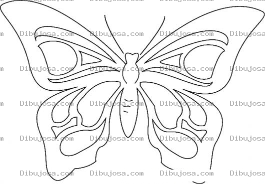 Dibujo para colorear Colorear Mariposota