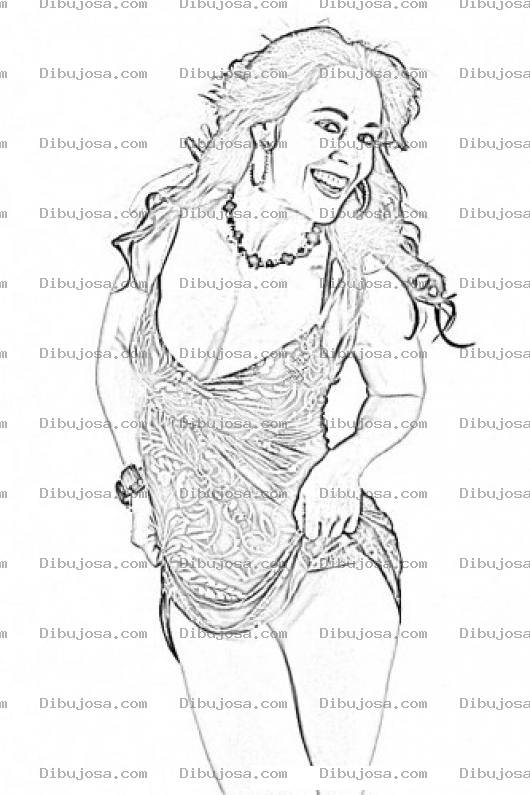 Dibujo para colorear Rebeca Rubio Guatemala Para Colorear Y Pintar