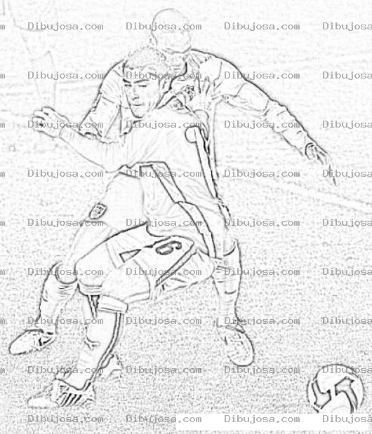 Dibujo para colorear Jean Marquez De La Seleccion De Fut De Guatemala Para Colorear Y Pintar