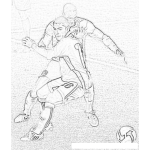 Dibujo para colorear Jean Marquez De La Seleccion De Fut De Guatemala Para Colorear Y Pintar