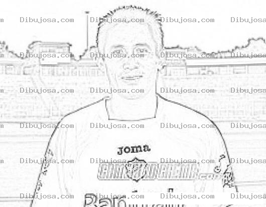 Dibujo para colorear Rigoberto Gomez La Chula Jugador De Los Cremas De Guatemala Para Pintar Y Colorear