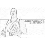 Dibujo para colorear Dwight Howard Nba Player Coloring Page