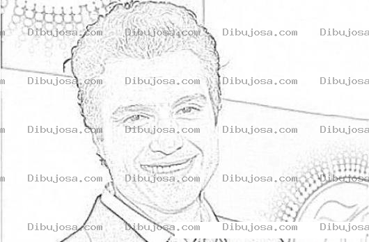 Dibujo para colorear Colorear A Jaime Camil