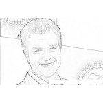 Dibujo para colorear Colorear A Jaime Camil