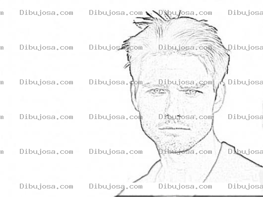 Dibujo para colorear Tom Cruise Coloring Page