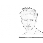 Dibujo para colorear Tom Cruise Coloring Page