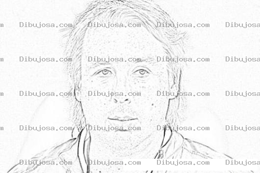 Dibujo para colorear Colorear A Emilio Azcarrada