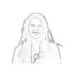 Dibujo para colorear Dibujo De Samuel Larsen Para Colorear