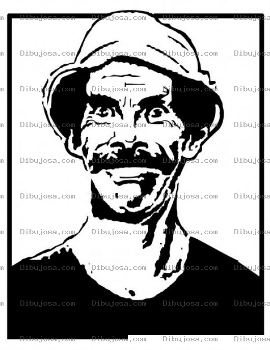 Dibujo para colorear Don Ramon Para Colorear