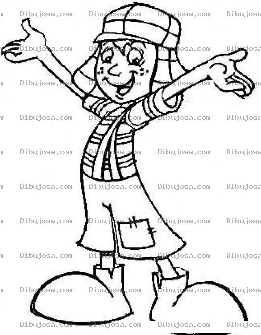 Dibujo para colorear El Chavo Del Ocho Para Colorear