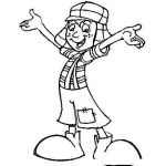 Dibujo para colorear El Chavo Del Ocho Para Colorear