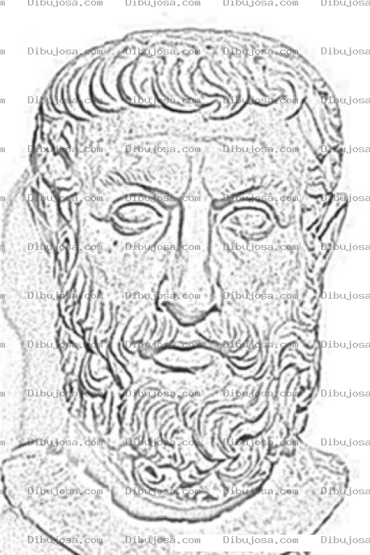 Dibujo para colorear Colorear A Platon
