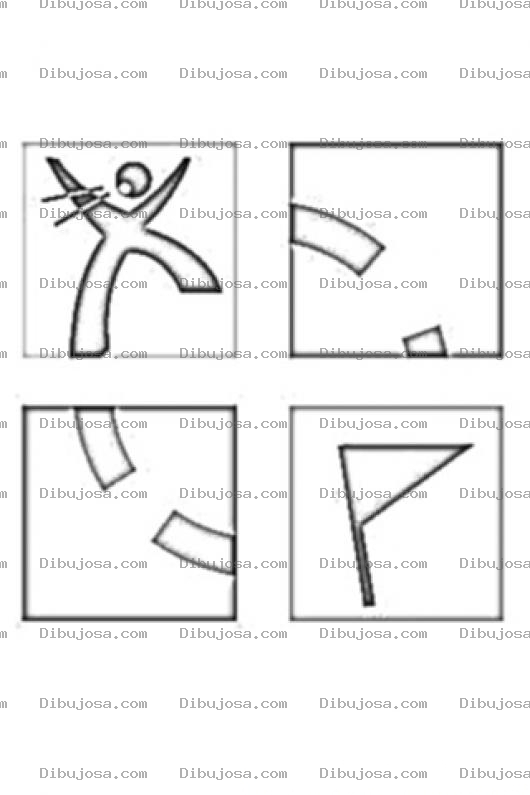 Dibujo para colorear Geocaching Coloring Page Logo De Geo Caching Para Colorear