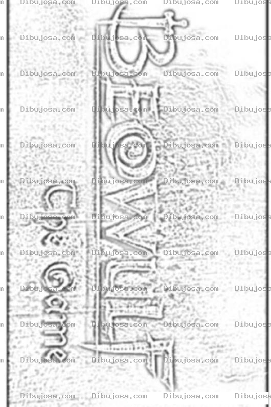 Dibujo para colorear Beowulf The Game Coloring Page