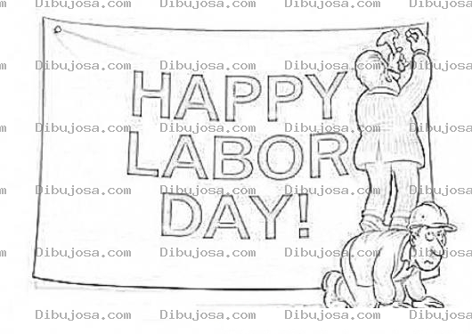 Dibujo para colorear Labor Day Coloring Page