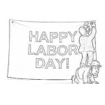 Dibujo para colorear Labor Day Coloring Page