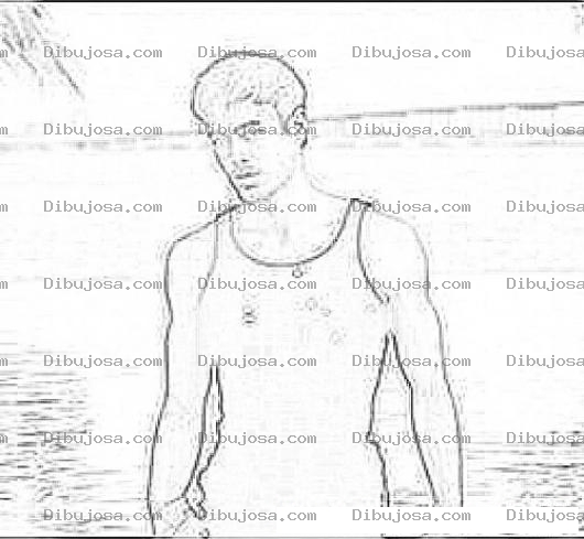 Dibujo para colorear Enrique Iglesias Para Colorear Y Pintar