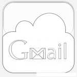 Dibujo para colorear Gmail Coloring Page