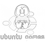 Dibujo para colorear Ubuntu Games Coloring Page