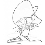 Dibujo para colorear Speedy Gonzalez Para Colorear Y Pintar