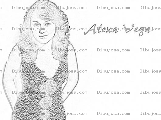 Dibujo para colorear Alexa Coloring Page