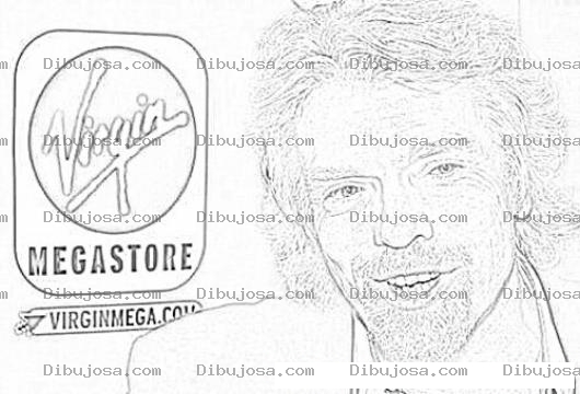 Dibujo para colorear Richard Branson Coloring Page
