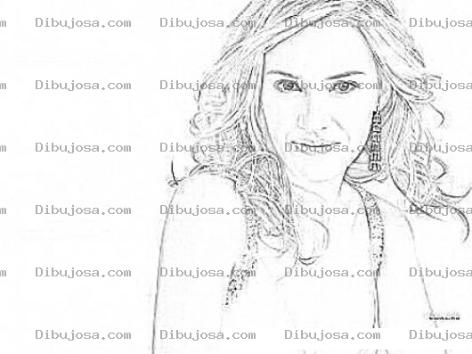 Dibujo para colorear Kate Winslet Coloring Page