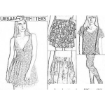Dibujo para colorear Urban Outfitters Coloring Page