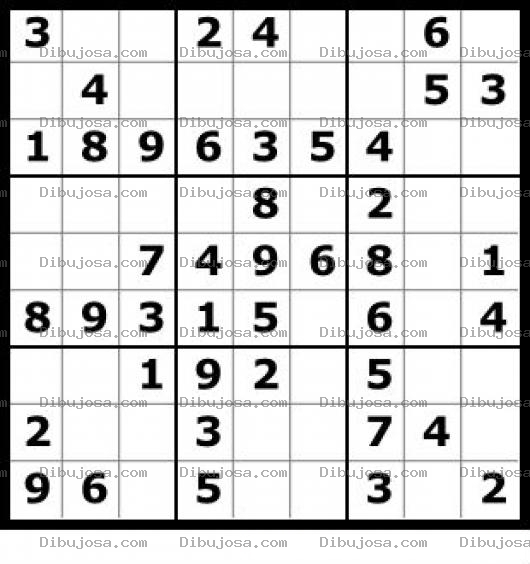 Dibujo para colorear Sudoku para imprimir 11