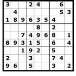 Dibujo para colorear Sudoku para imprimir 11