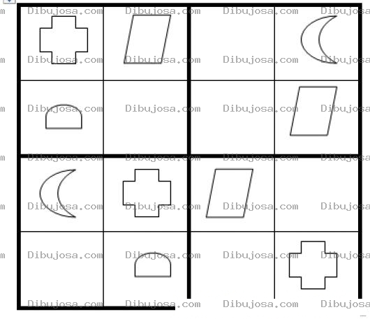 Dibujo para colorear Sudoku Para Ninos