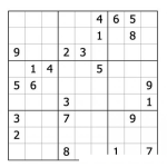 Dibujo para colorear Sudoku para imprimir 28