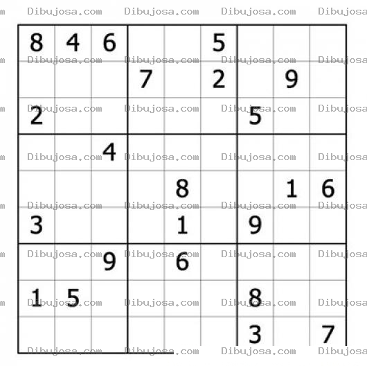 Dibujo para colorear Sudoku para imprimir 38