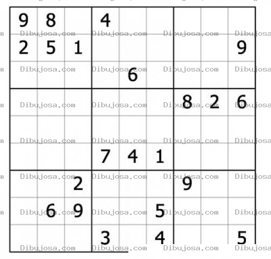 Dibujo para colorear Sudoku para imprimir 41